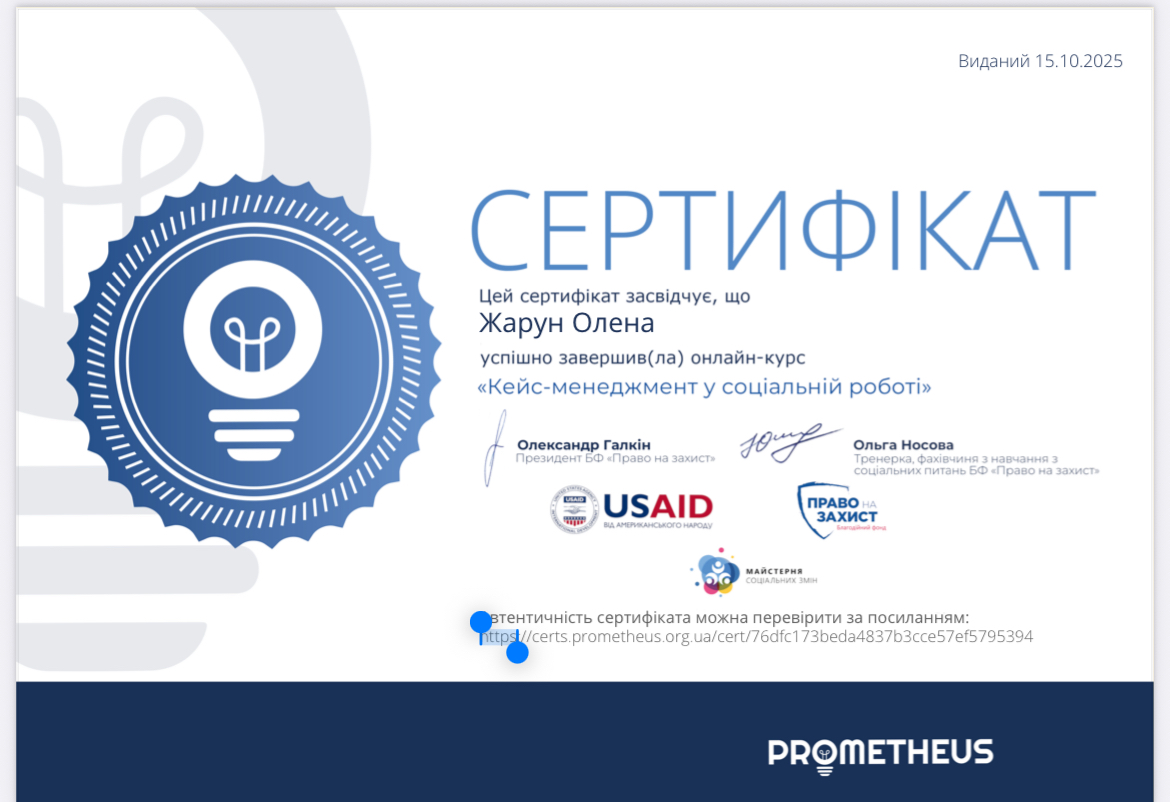 Підвищення професійної майстерності у соціальній сфері через онлайн-навчання